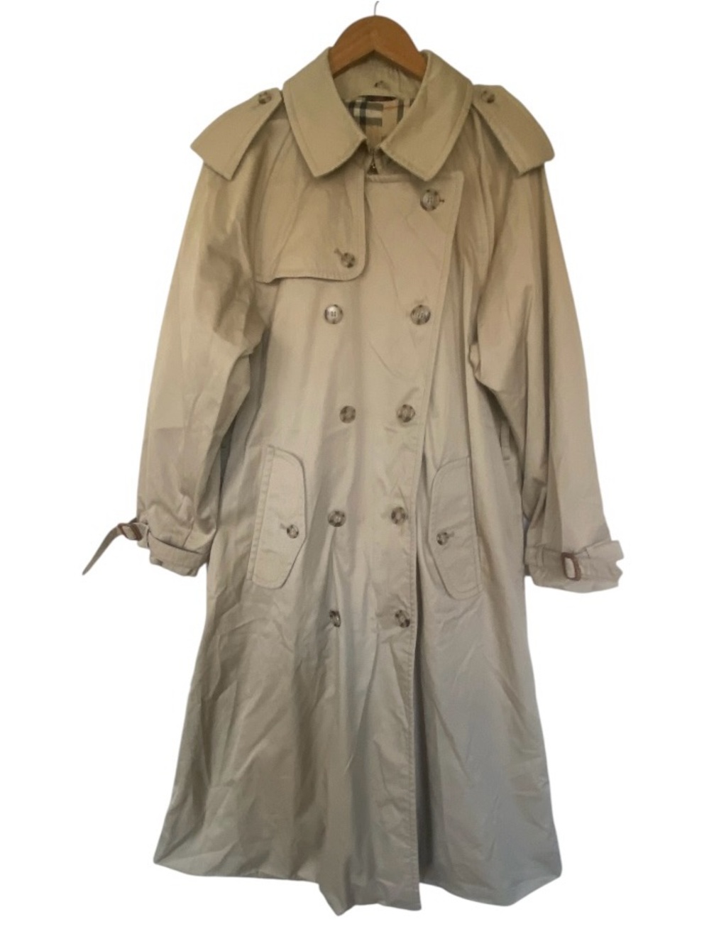 Vintage Burberry Men’s Trench C oat Size R40